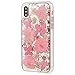 iPhone Xs Max Case, MAGGICWEI-DL - Karat Petals - Made Real Flowers - Slim Protective Design - Apple iPhone Xs Max (Pink Petals, iPhone Xs Max)