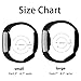 POY Replacement Bands Compatible for Fitbit Charge 2, Adjustable Breathable Wristbands with Air Holes Straps, Small Black
