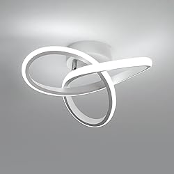 DAXGD Modern LED Ceiling Light, 6500K White Light