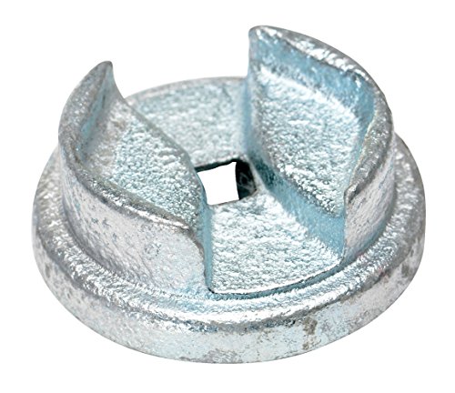 Vestil BUNG-S-S2 Bright Zinc Plated Cast Steel Drum Bung Socket, 1/2" Drive Size