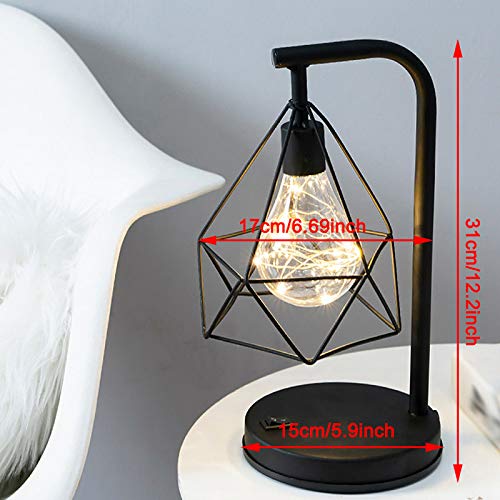 Bedside Table Lamp Flashing Lights Contemporary Bedroom Lamp for Soft