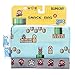 Bumkins Snack Bags, Reusable Fabric, Washable, Food Safe, BPA Free - Nintendo 8-Bit Game / Pixel (2-Pack)
