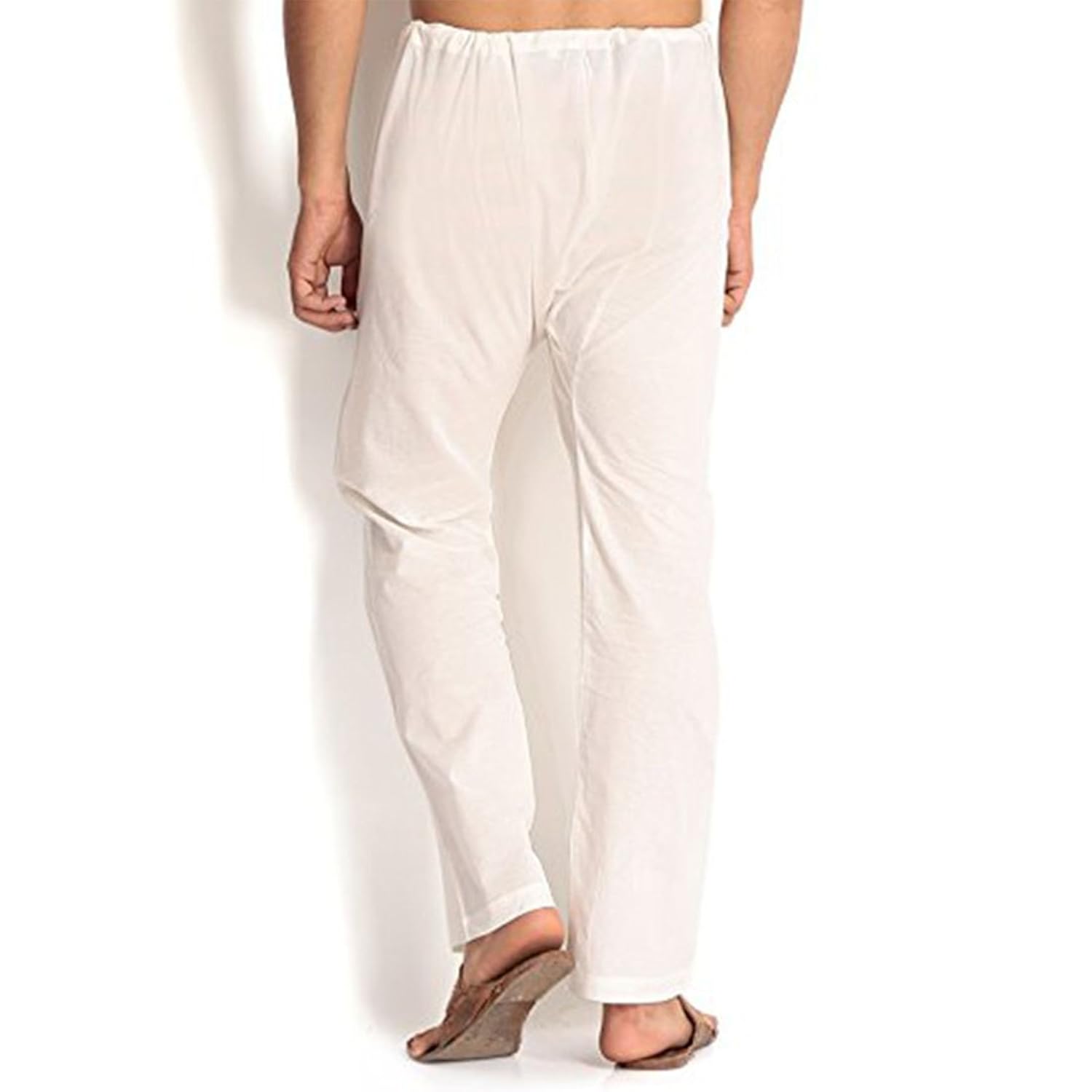 jainish men's cotton pyjama (ppj_01white)