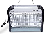 Electronic Insect Killer - Professional Quality Bug Zapper 20 Watts UV Lights Effective for Flying Insects