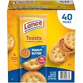 Lancce Peanut Butter Sandwich Crackers, 1.29 oz.,(40 pk.)