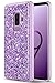 UrbanDrama for Galaxy S9 Plus Case, Slim Glitter Sparkle Bling Scratch Resistant Hard PC, Soft TPU Raised Edge Rubber Protective Case for Samsung Galaxy S9 Plus, S9 Plus, 2018 Released, Purple