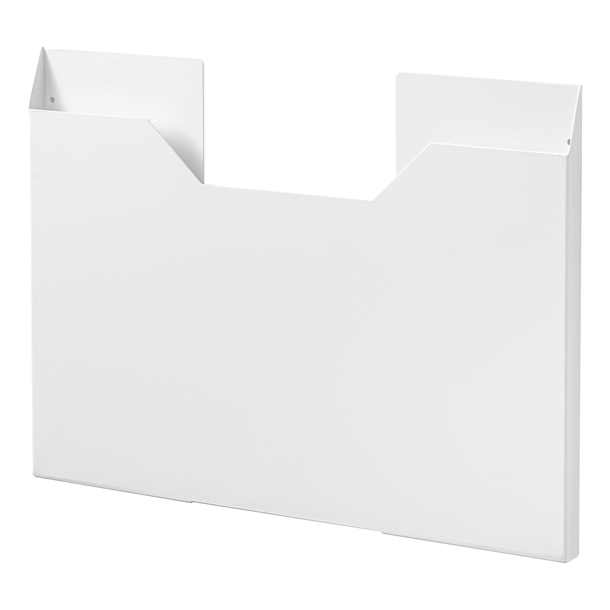 Yamazaki 4886 TOWER Placemat Case, white, Steel, Minimalist, 50.5 x 2.5 x 36.5 cm