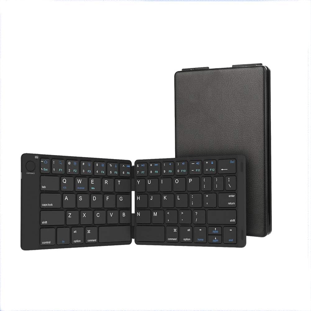 GMWZ Folding Keyboard, Foldable Bluetooth Keyboard, Portable Wireless Keyboard Pocket Mini Size