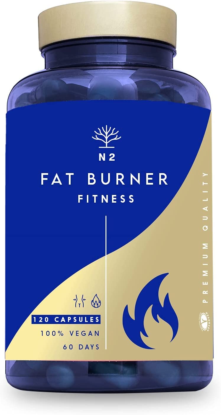Best Fat Burner for Women and Men Weight Loss. Extreme Natural Thermogenic Slimming Pills. Energy Booster Pure 100% Natural Ingredients. 120 Vegetable Capsules.UK VEGAN Certified. N2 Natural Nutrition