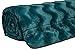 Chanasya Premium Soft Wave Faux Fur Throw Blanket - Soft, Lightweight Reversible Sherpa & Minky Blanket - 50
