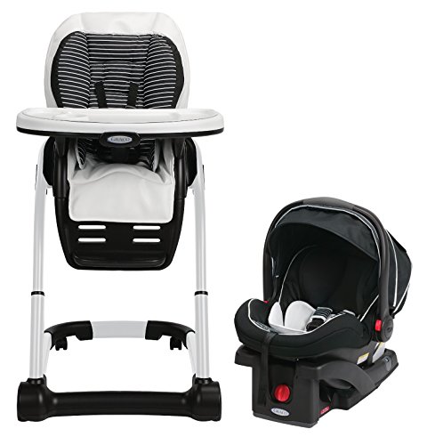 Graco Blossom 4-in-1 Highchair with Snugride Click Connect 35 LX Car Seat