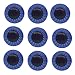 20 Pcs 15mm Blue Plastic Safety Eyes Premium Half Round Eyes for Doll Teddy Bear DIY Craft Making