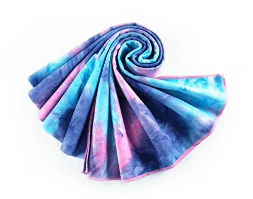 image for Ewedoos Yoga Mat Towel - Super Soft, Sweat Absorbent, Non-Slip Bikram 