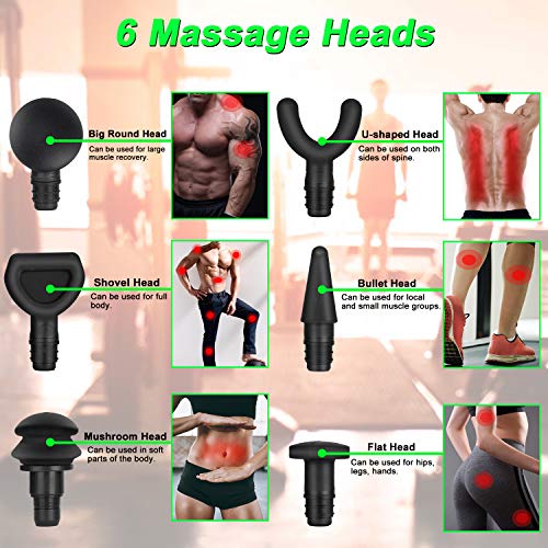 image for MOMMED Massage Gun, Deep Tissue Massage Gun for Athletes, Muscle Massa