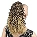 Kori Koli Afro Kinky Curly Clip In Hair Extension Japanese Synthetic fibers Hairpiece For Women (14