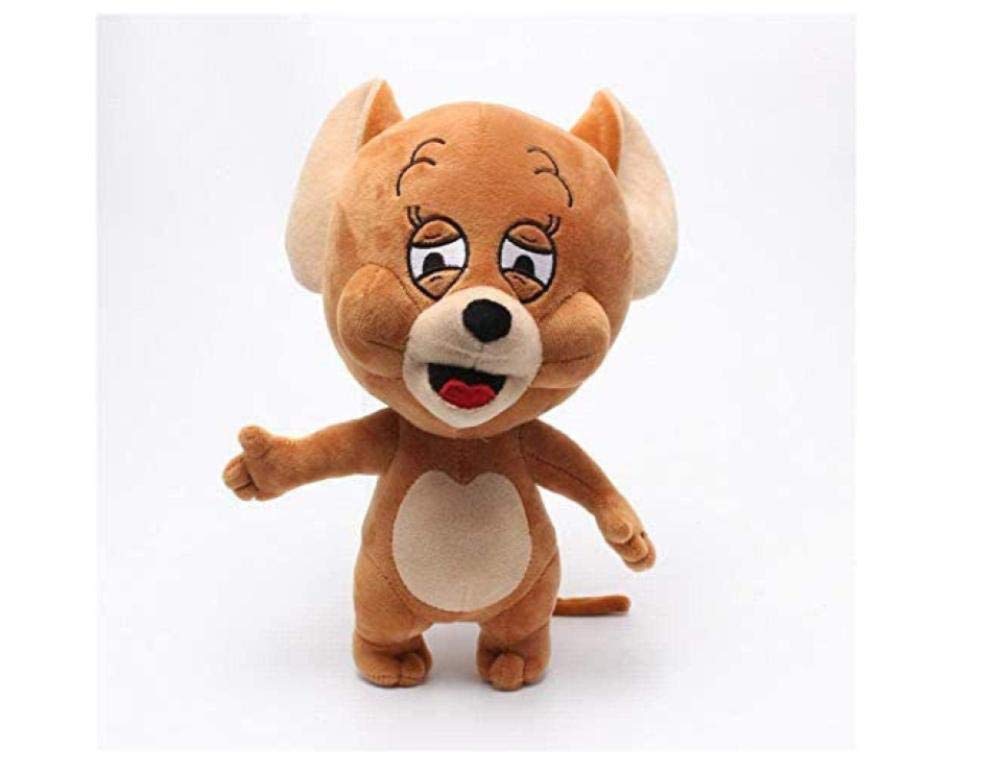 N-L Plush 30cm 12inch Cartoon Tom Jerry Mouse Plush Toy Cute Hamster Animal Plush Dolls for Kids Gif