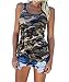 JOYCHEER Women's Camouflage Tank Top Camo Sleeveless Shirts Racerback Sport Tank Top