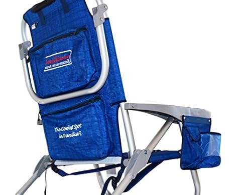 tommy bahama 2016 backpack cooler chair with storage pouch and towel bar