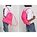 Double Sturdy Drawstring Bag With Pockets Waterproof Sports Large Backpack