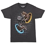 Portal Jumping Cat Adult T-Shirt