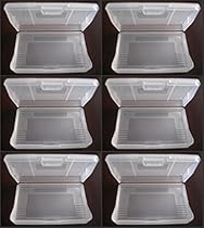 6 Clear White Nintendo Game Cartridge Case for Game Boy GBA SP GBM