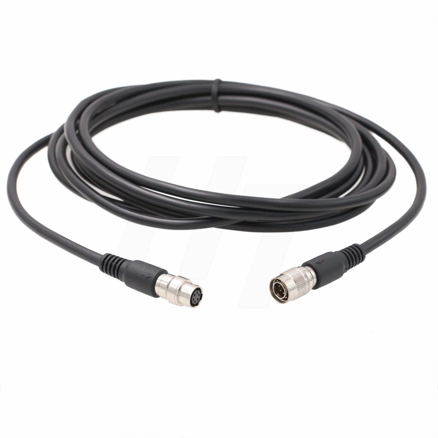 HangTon Hirose 6 Pin Extension Cable Male to Female for Basler Sony Dalsa Baumer Industrial Vision Camera (5 Meter)