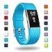 POY For Fitbit Charge 2 Bands, Classic & Special Edition Replacement bands for Fitbit Charge 2, Cerulean Large