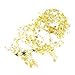 Christmas Tinsel Garland 24.6 Ft Gold Wire Christmas Tree Decorations Thick Iridescent Christmas Tree Tinsel Strands Garlands for Decoration Christmas Tree 2 Pack Holiday Garland for Indoor Outdoor