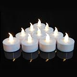Jialine 100 Pack Flameless LED Tea Lights Realistic 200H Warm White view 1