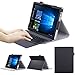 ASUS Transformer Book 3 Pro Case,KuRoKo Premium PU Leather Case Cover for Asus Notebook T303UA/T304UA(Black)