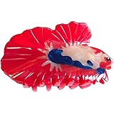 Novelty Aquatic Animals Hair Clips,Fighting Fish Hair Clip,Cellulose Acetate Hair Clips,Big Claw Clips for Women