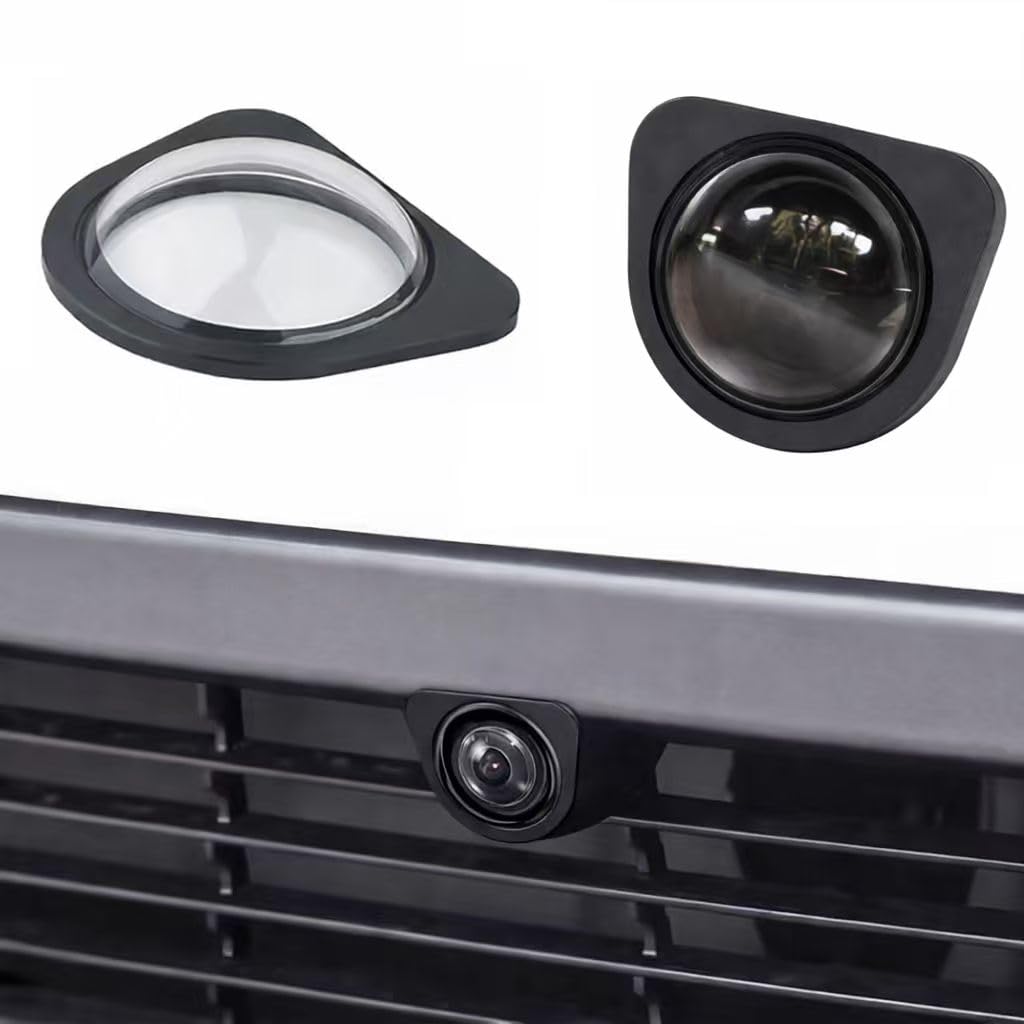 Premium Tempered Glass Front Camera Lens Guard Cover Protector For Tesla Model Y Model 3 Cybertruck - Autopilot Compatible - Scratch & Drop Resistant Protection