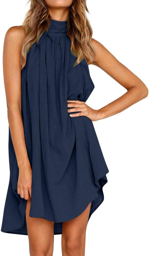 FORUU womens Dress Mini Dress, Foruu Women Holiday Irregular Ladies Beach Party