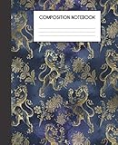 Composition Notebook: Magical Spells Spellbound Mystic Pattern College Ruled Notebook Lined School Journal