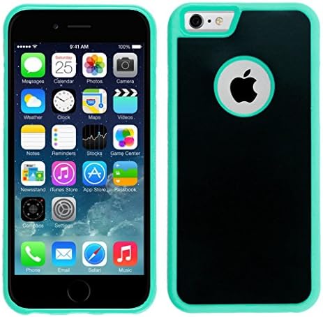 Koala Stick Anywhere Phone Case - For iPhone 6 Plus/6s – Nano Suction Cups Stick to Flat &amp; Smooth Surfaces to Defy Gravity - Hands-free or Full Body Selfies &amp; Videos - Easy-Clean &amp; Anti-Scratch -Green