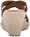 crocs Women's A-Leigh Crisscross W Wedge Sandal, Hazelnut/Chai, 7 M US
