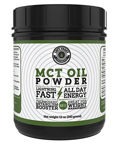 MCT Oil Powder from Coconuts, No Fillers. Keto Friendly, Creamy and Blends Easily, Great as a coffee