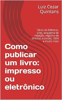 Livro Como publicar um livro: impresso ou eletrônico