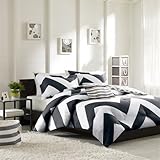 Mi-Zone Libra Comforter Set, Black, Full/Queen
