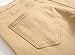 Men's Khaki Skinny Ripped Slim Fit Stretch Designed Destroyed Denim Jeans, Size 36