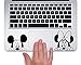 Mickey and Minnie Peeking Up Disney - for Laptop Trackpad Vinyl Sticker Decal (2.0 inch)