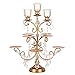 Amalfi Decor 8-Piece Dessert Cupcake Stand, Large Pastry Candy Cake Cookie Tray Tower Holder Plate for Wedding Event Birthday Party, Display Pedestal with Votive Candle Holders, Gold
