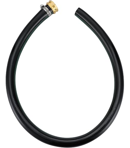 Aqua Plumb FAW5825 25-Foot Premium 4-Ply Hose – Medium Duty, Kink-Resistant With Solid Brass Couplings