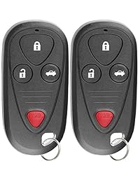 KeylessOption, llave de auto de repuesto para entrada sin llave por control remoto para E4EG8D 444H A (Paquete de 2)