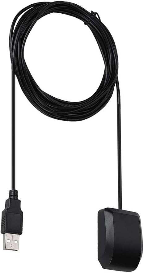 Antenne GPS Voiture Magnétique – Signal GPS/GLONASS Renforcé – Câble 3 M – Précision Améliorée, Facile à Installer
