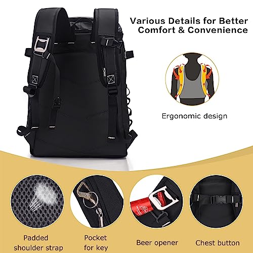 Upeelife Mochila Nevera Isotermica, 30L Grande Mochila Nevera Portatil Impermeable, Bolsa Picnic Termica Prueba de Fugas