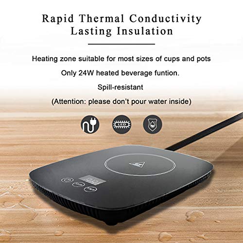 4 Heated+coffee+Electric+Beverage+Adjustable