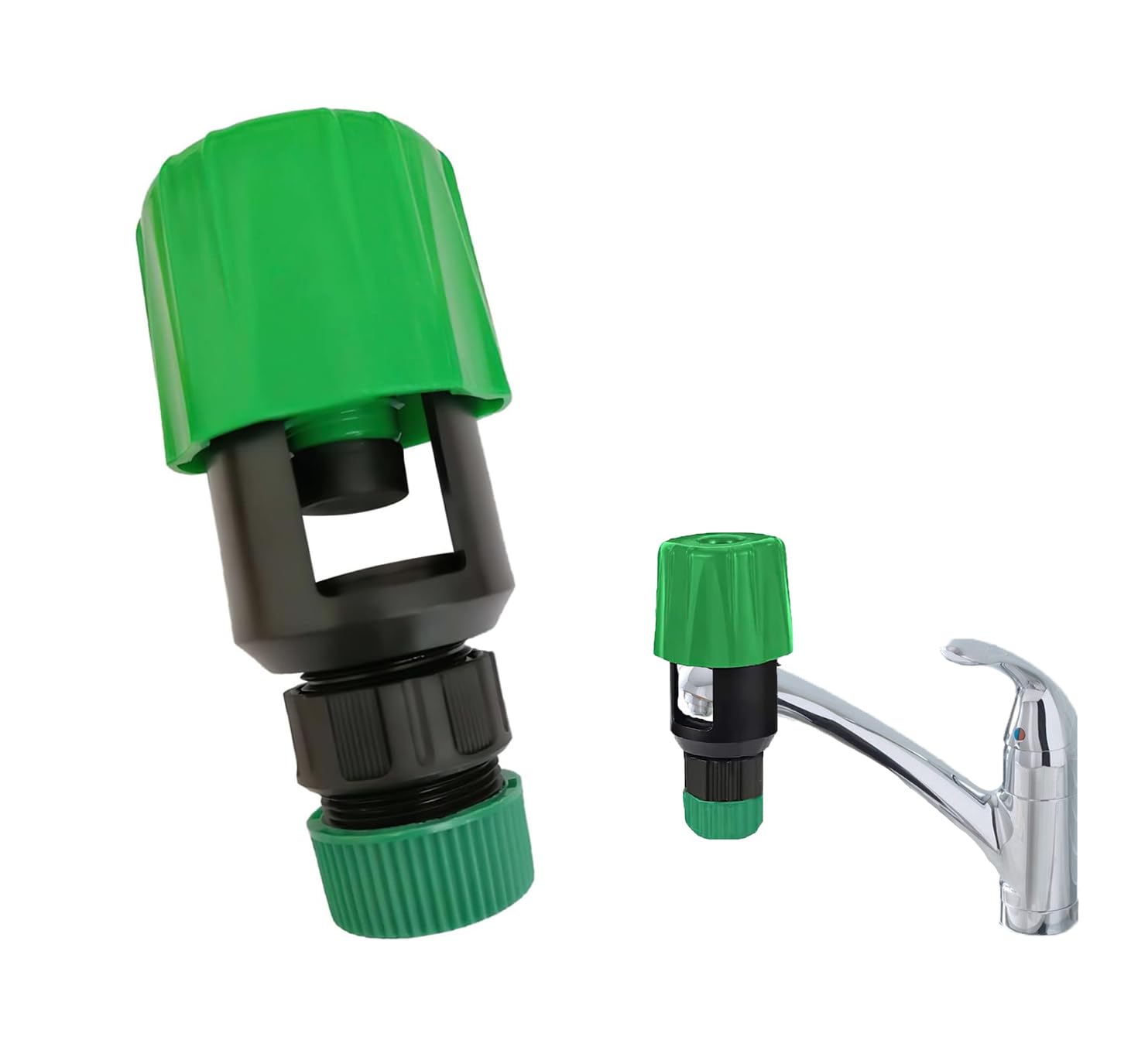 Kitchen Tap Connector with Mixer Hose Adapter for Indoor and Outdoor Pipe Fittings