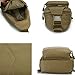 X-Freedom Military Gear Tactical Casual Sling Chest Pack Bag Shoulder Bag Crossbody Daypack Molle Hunting Camping Bag (Brown)