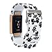 KisFace for Fitbit Charge 2 Replacement Elastomer Bands, Accessories Wristbands Small Large Photo Printing Series with Various Topics